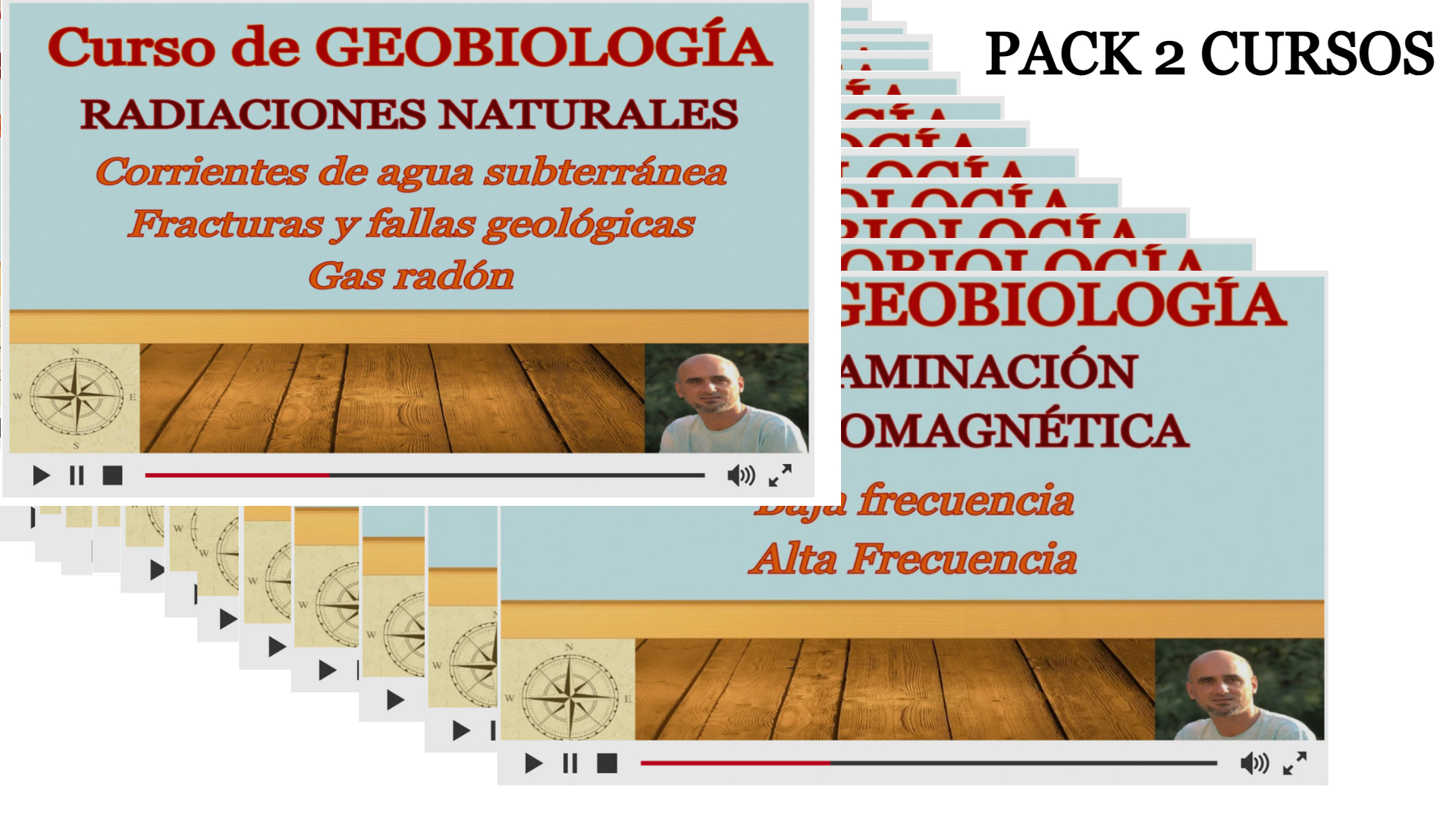 Pack 2 Cursos de Geobiología Aplicada